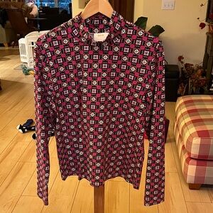 Maeve Black and Pink Geometric women’s Top size x-large